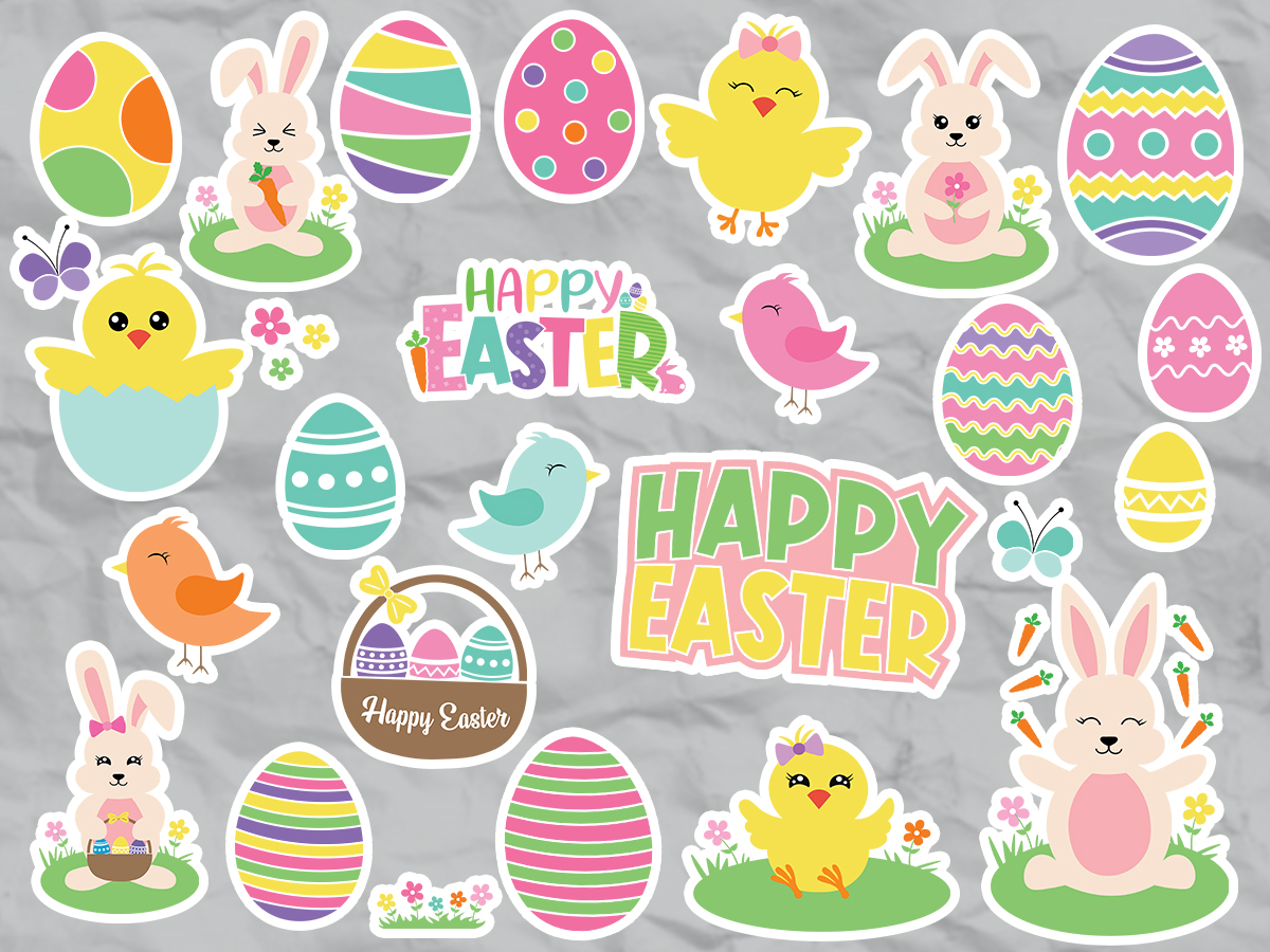 Happy Easter Svg - Bundle Cricut