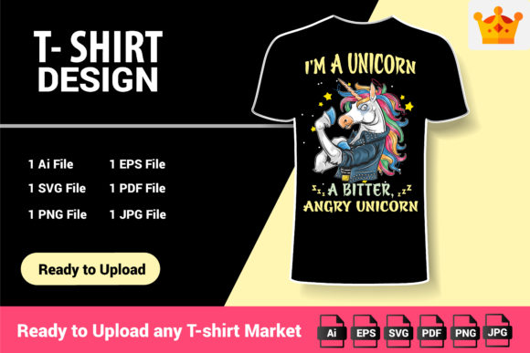 unicorn colour in t shirt