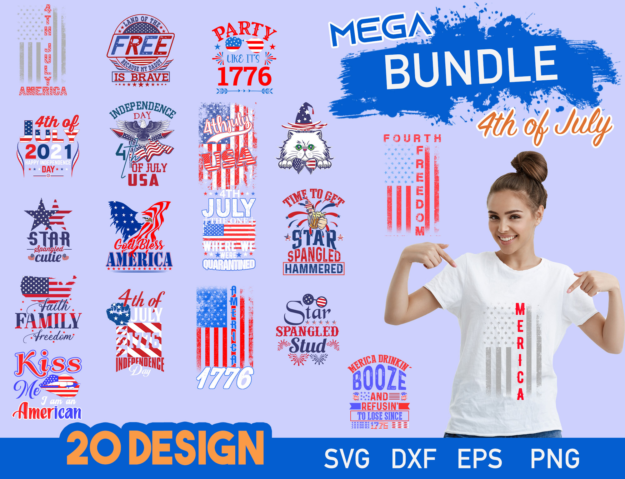 USA and 4th of July Bundle 2