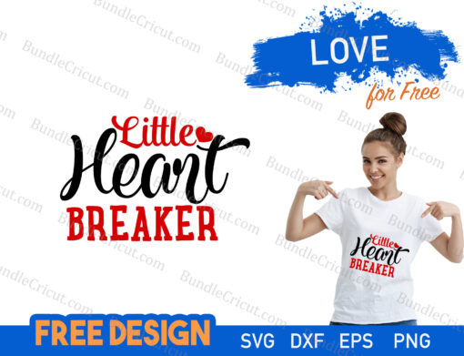 Little Heart Breaker SVG