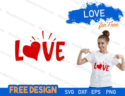 Love Valentine SVG Free