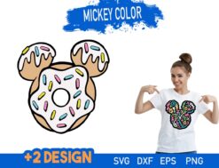 Mickey Mouse Donut SVG