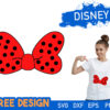 Minnie Mouse Headband SVG Free