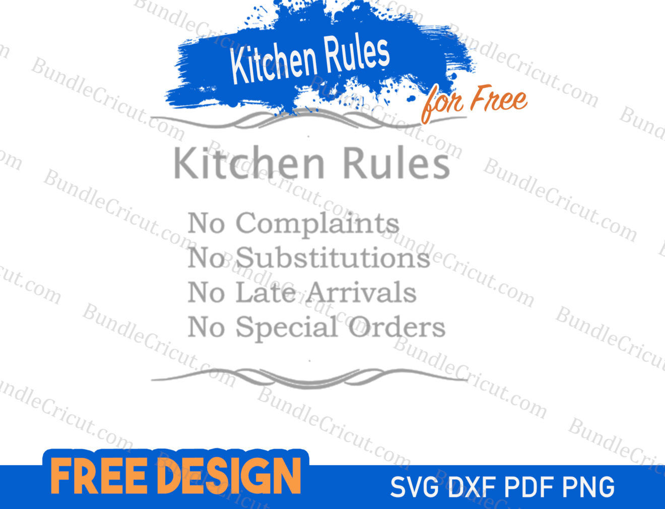 Kitchen Rules SVG FREE Bundle Cricut   Kitchen Rules 1320x1012 