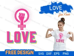 Love Women's Day Free Design