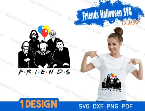 Friends Halloween SVG
