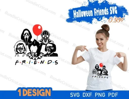 Halloween Friends SVG