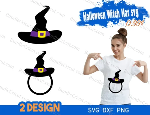Halloween Witch Hat svg