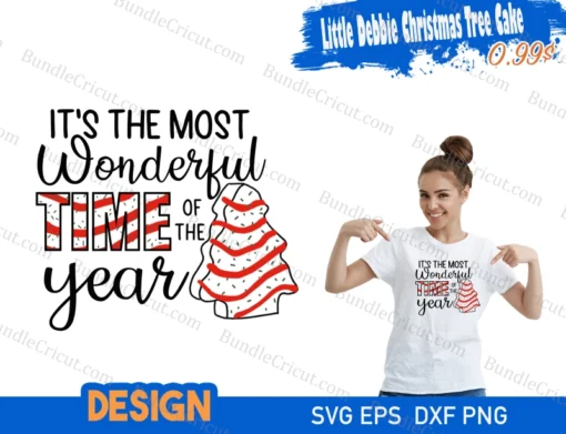 Little Debbie Christmas Tree Cake SVG - Bundle Cricut