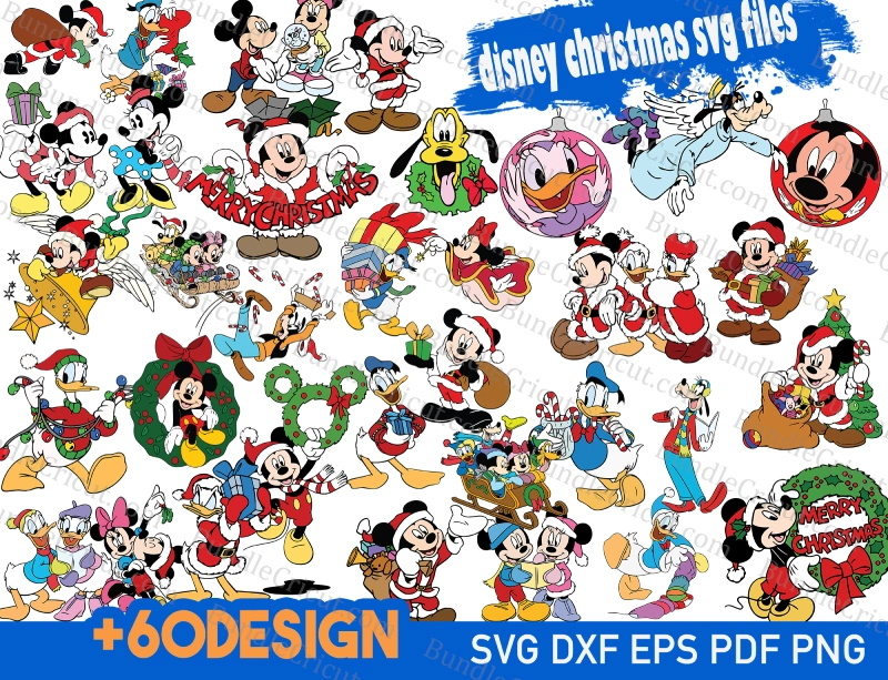 Disney Christmas SVG Files: Capture the Magic of the Holidays