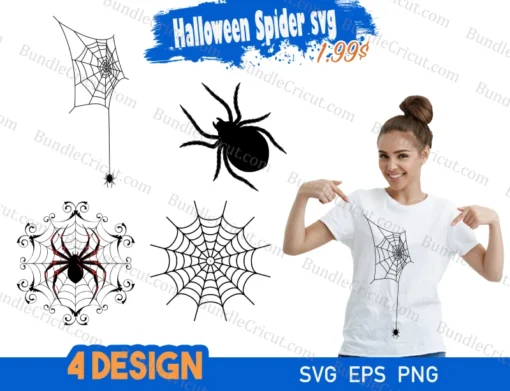 halloween spider svg