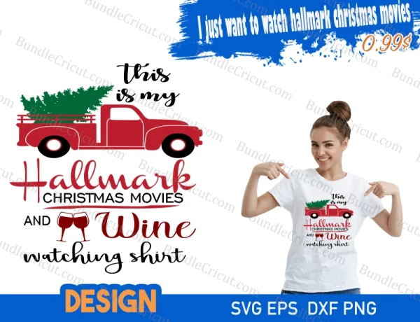 i just want to watch hallmark christmas movies svg