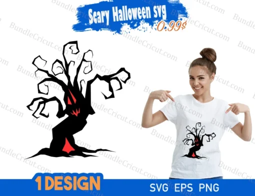 scary halloween svg