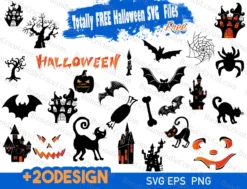 Totally FREE Halloween SVG Cut Files