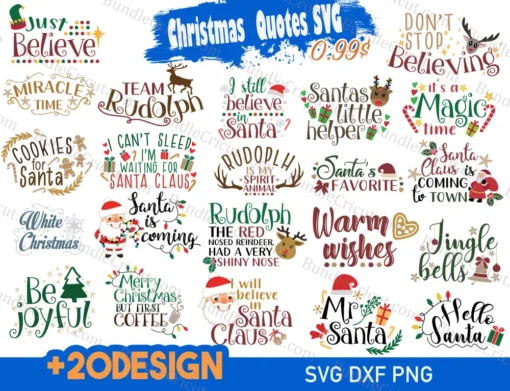 christmas quotes svg