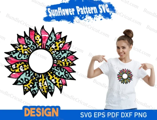 sunflower pattern svg