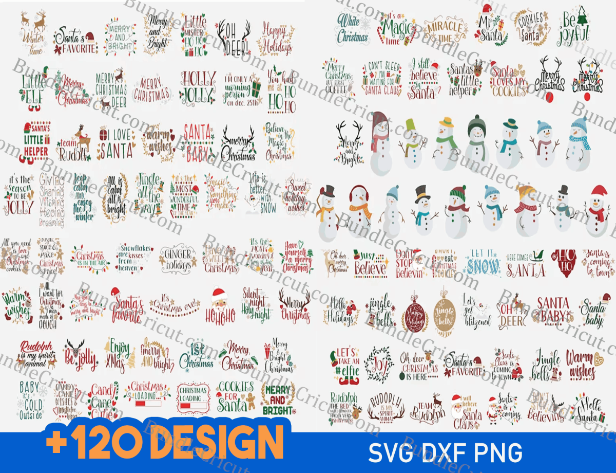 Christmas Quotes SVG bundle