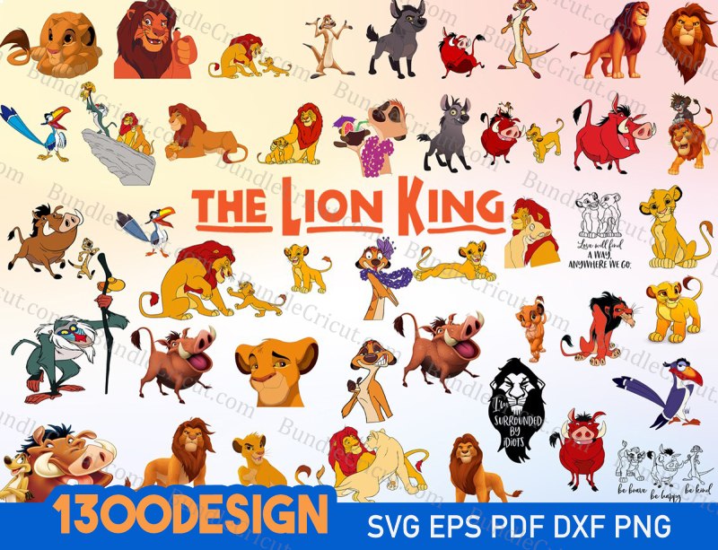 Lion King Svg Bundle - Bundle Cricut