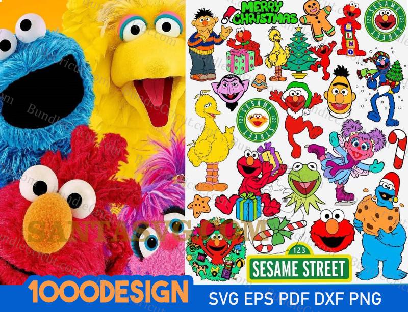 Sesame Street Svg Cut File Vector Cliparts Printable Cricut The Best ...