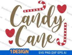 Candy Cane SVG FREE