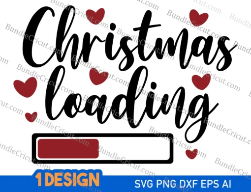 Christmas Love Loading SVG