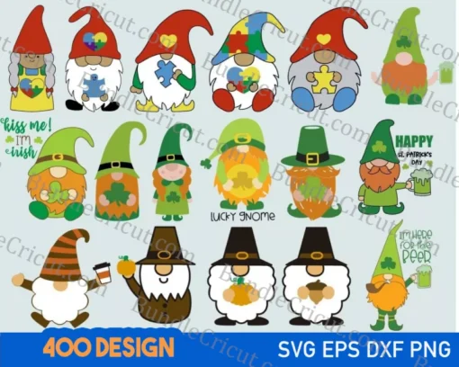Gnomes SVG Bundle