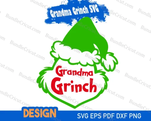 Grandma Grinch SVG