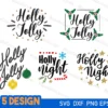 Holly jolly SVG,have a holly jolly christmas svg,holly jolly babe svg,holly jolly christmas svg,holly jolly vibes svg