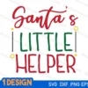 santa's little helper svg