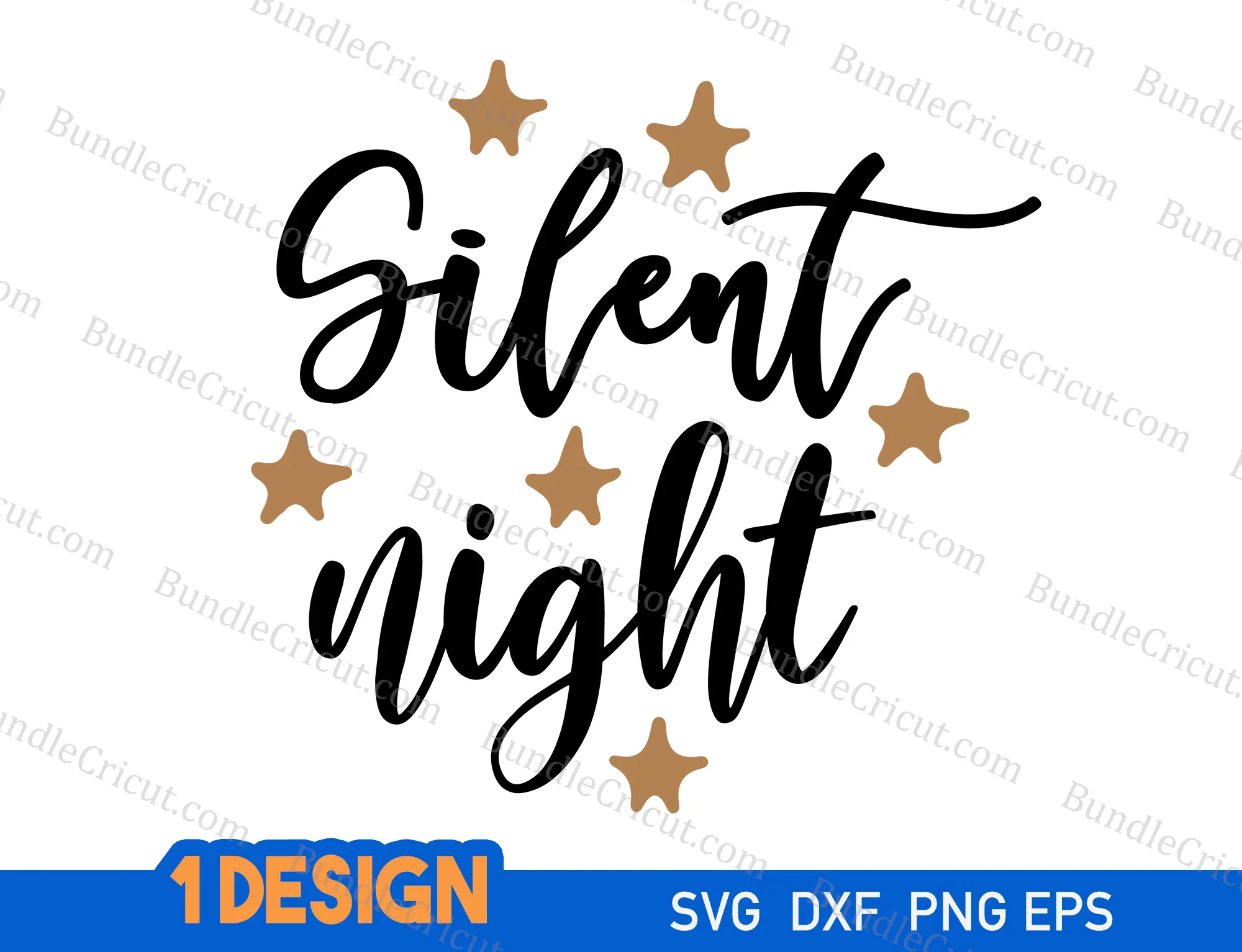 Silent Night SVG - Bundle Cricut