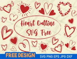 Heart Outline SVG Free,outline free heart svg,heart svg free