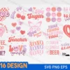 Retro Valentine’s Day SVG Bundle, Valentine's day cut files