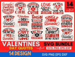 Valentines Day SVG Bundle, SVG valentine designs