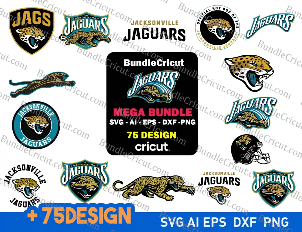 Jacksonville Jaguars Logo Silhouette NFL SVG