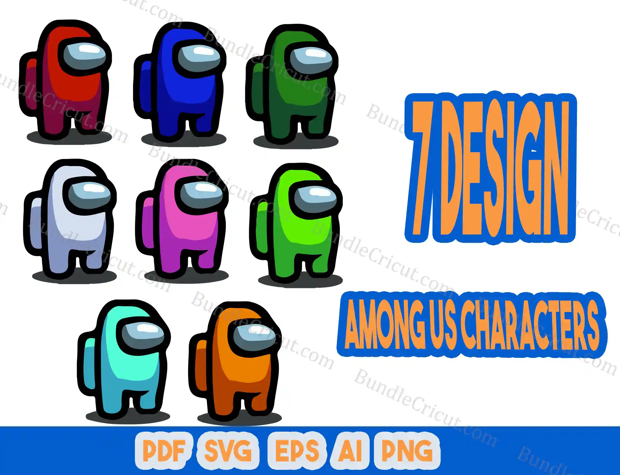 Among Us Svg Bundle Bundle Cricut Among Us Character Svg Ph 1441