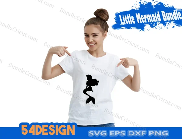 The Little Mermaid svg bundle, Ariel SVG, files for silhouette, svg files for cricut