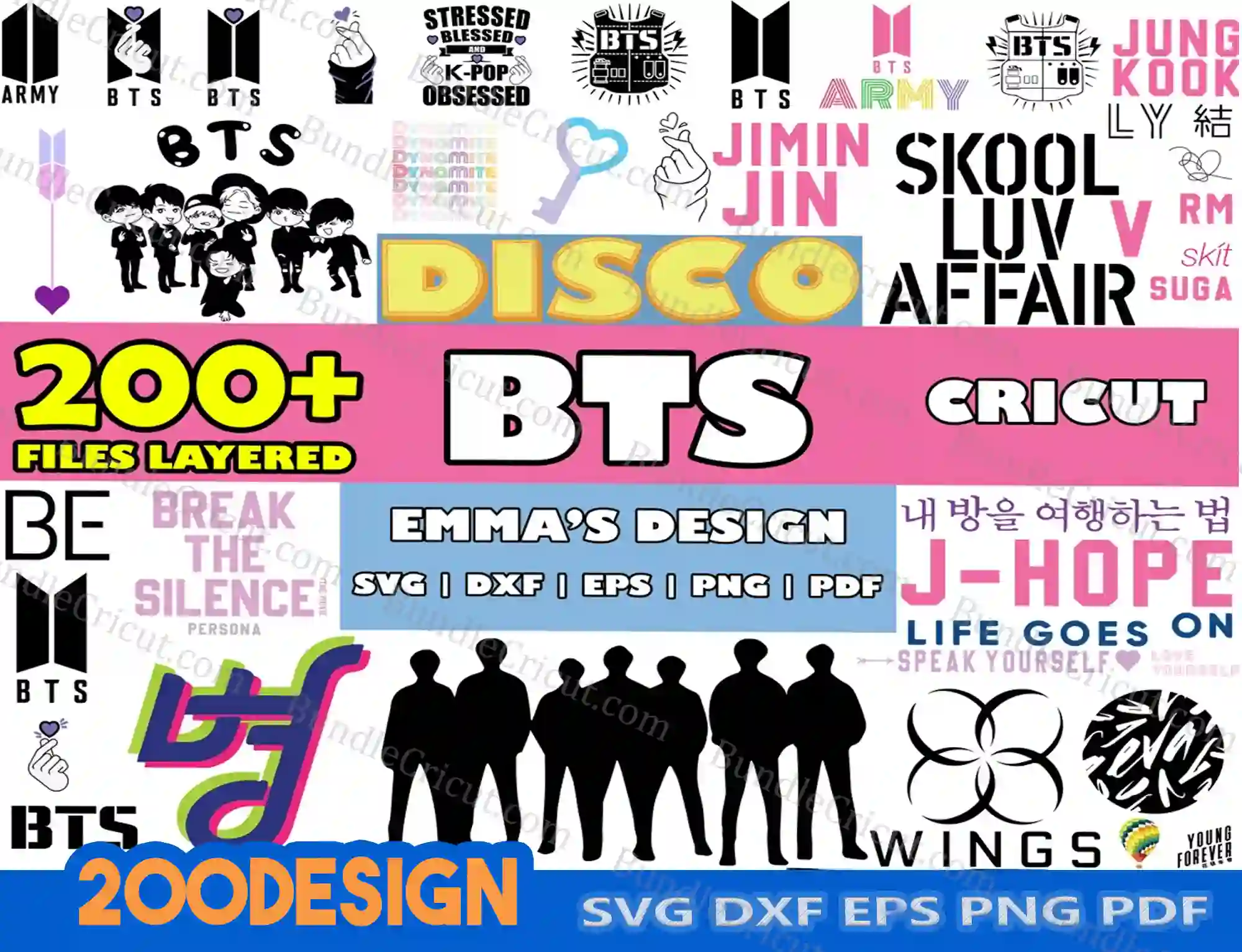 Pack of free Kpop stickers (SVG, PNG)