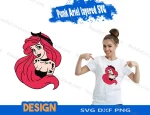 Little Mermaid , little mermaid svg, little mermaid png, Punk Ariel layered svg, Ariel png, clipart, Ariel svg , Ariel