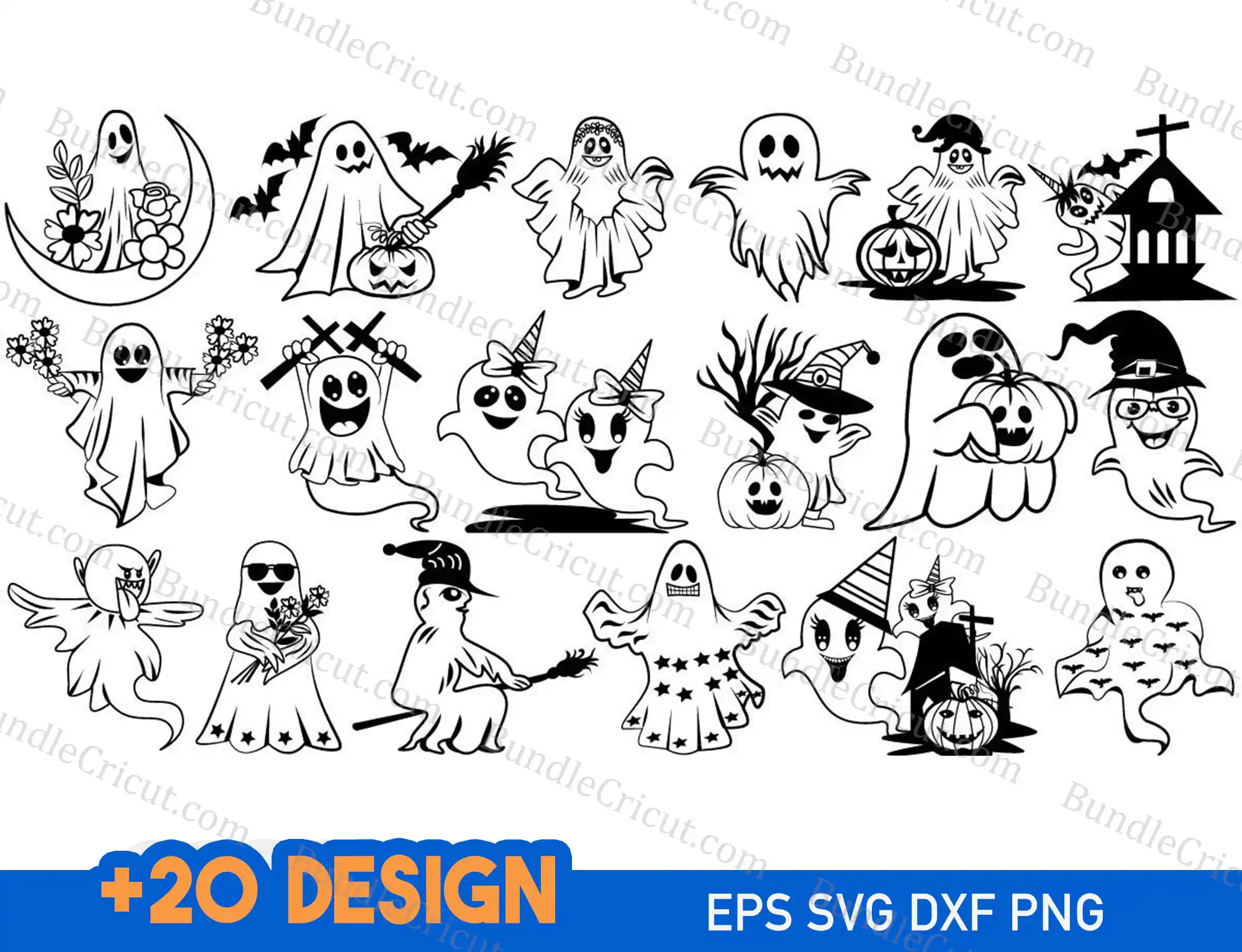 Ghost Svg / Ghosts Svg / Halloween Svg / Digital Download 