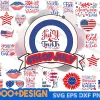 4th of July SVG Bundle, July 4th svg, Fourth of July svg, America svg, USA Flag svg, Independence Day SVG, Cut File Cricut, Silhouette