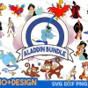 Aladdin SVG Bundle , Princess Jasmine , Genie svg , Instant Download Svg, Png,Cricut, Layered SVG, vector, png, clipart,40+ Bundle svg