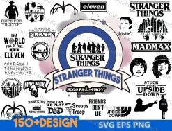 Stranger things svg, Stranger things birthday svg, Stranger things svg  images, Stranger things eleven svg - Bundle Cricut