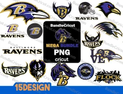 Baltimore Ravens SVG,Ravens SVG Bundle, Football SVG, Ravens Shirt PNG,Go Ravens svg,Baltimore SVG,Football Team