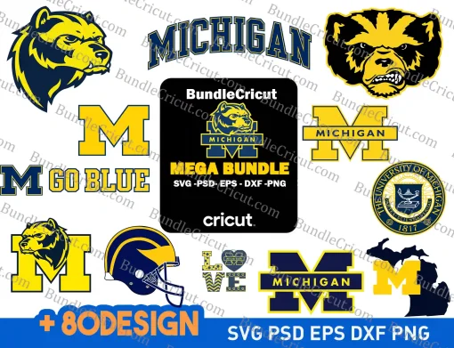 Michigan wolverines svg, Football Team,Michigan State Svg Bundle, Michigan Svg,University Svg Bundle, Football svg