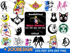 Sailor Moon SVG Bundle