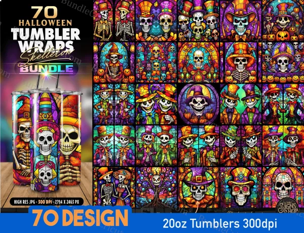 This intriguing design is part of our Skull Tumbler collection. Download the High Resolution (RGB) JPG file for free and infuse your tumbler with the mystique and artistry of skulls.