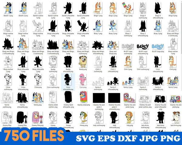 This free Bluey PNG design is part of our extensive Bluey Design Collection. Download now to add a touch of Bluey magic to your creative projects. Available in six file formats (SVG, DXF, EPS, AI, PDF, PNG).