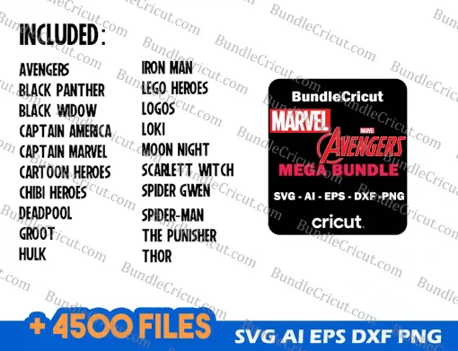 4000+ Mega Superhero Bundle, Avangers, IronMan, Thor, Deadpool, Captain America, Spider Man, Marvel Superhero ,,digital Download