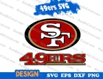49ers svg free, San francisco 49ers svg free, Nfl svg, png,San Francisco 49ers free logo transparent, dxf, eps digital file