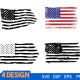 4 USA Flag-Distressed American Flag Bundle